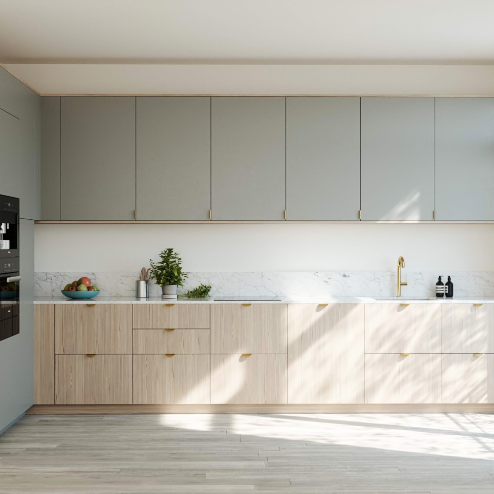 Minimalist Kitchen - Sunny